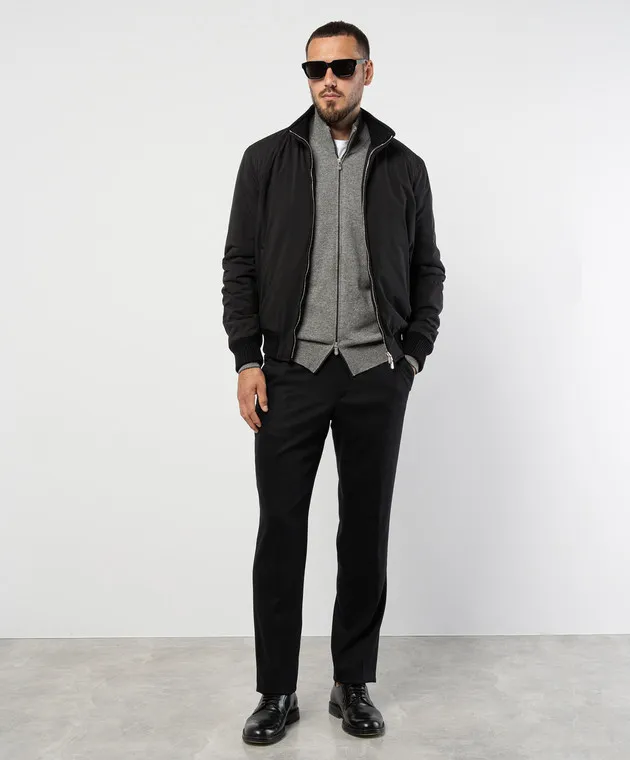Enrico Mandelli Black pants made of wool