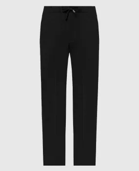 Enrico Mandelli Black pants made of wool