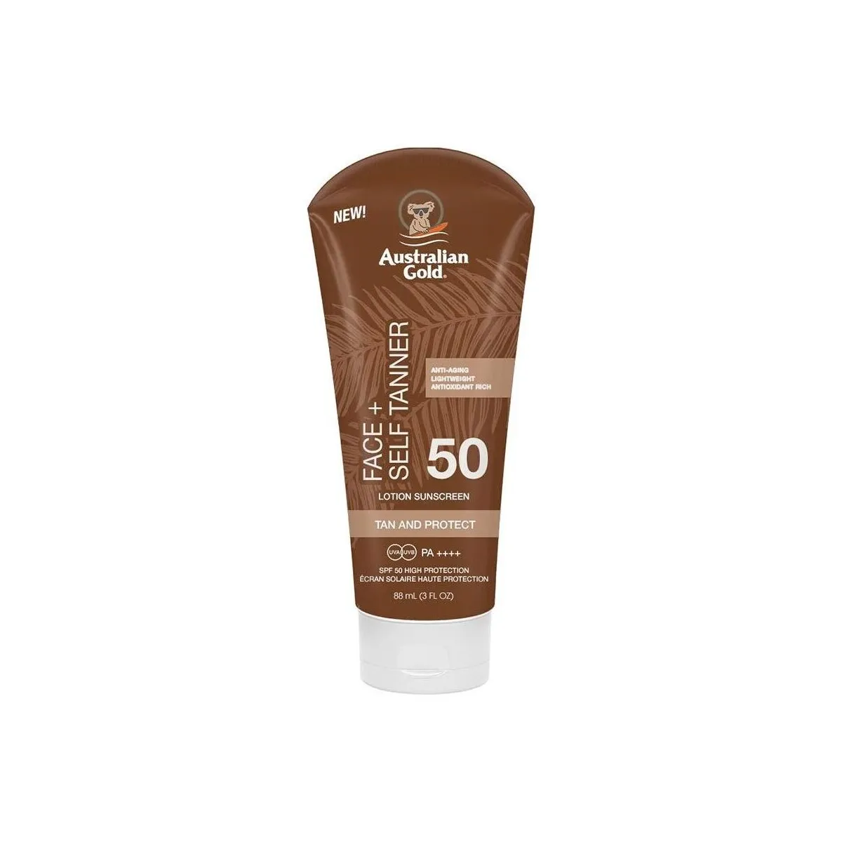 Face Self Tanner Spf50 Sunscreen