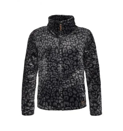 Fleece Protest Prtpaco Full Zip (True Black) Mujer