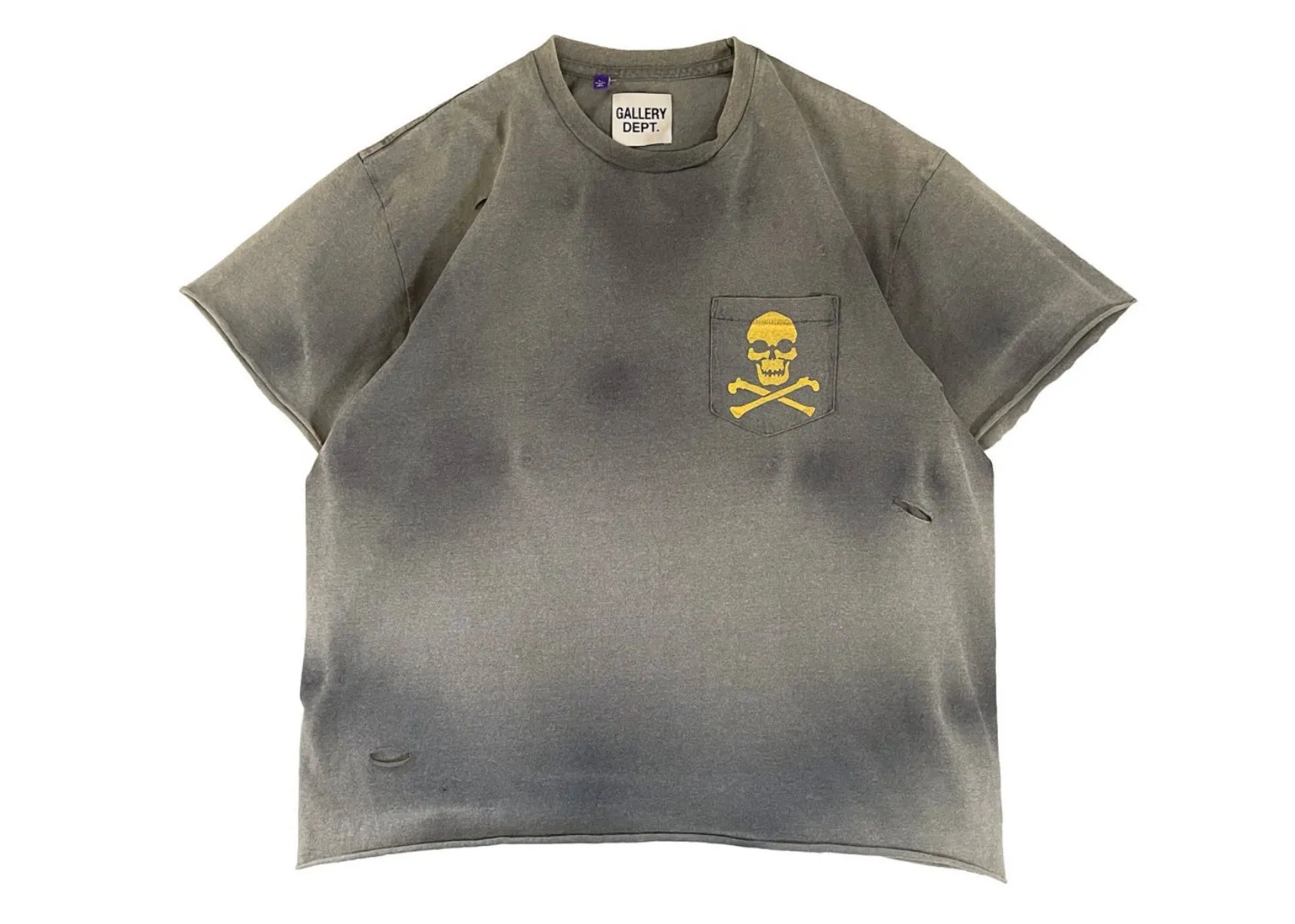 Gallery Dept. Zip Tee Vintage Black