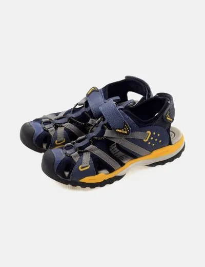 Geox Sandalia azul velcro