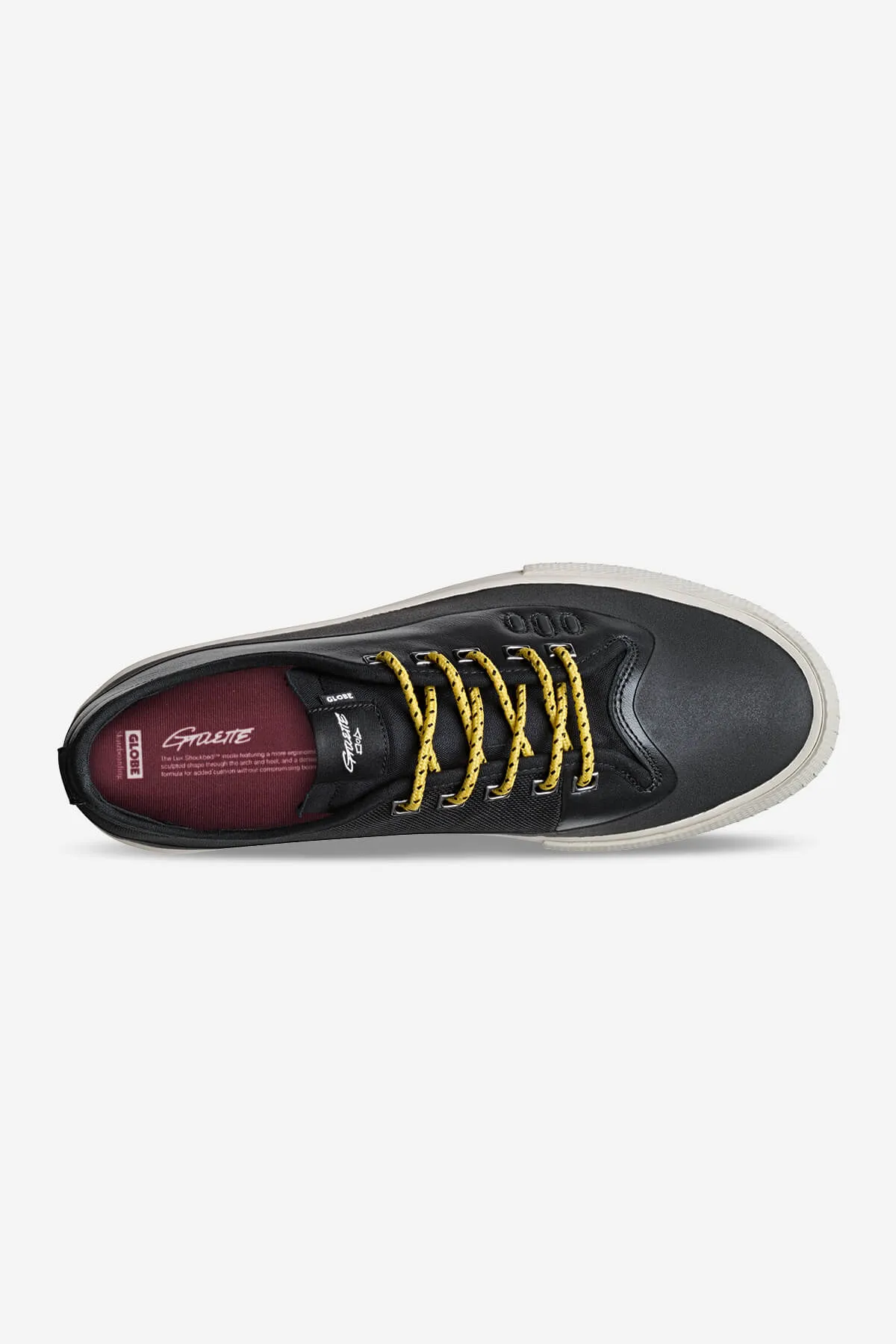 GILLETTE  BLACK LEATHER  SKATE SHOES