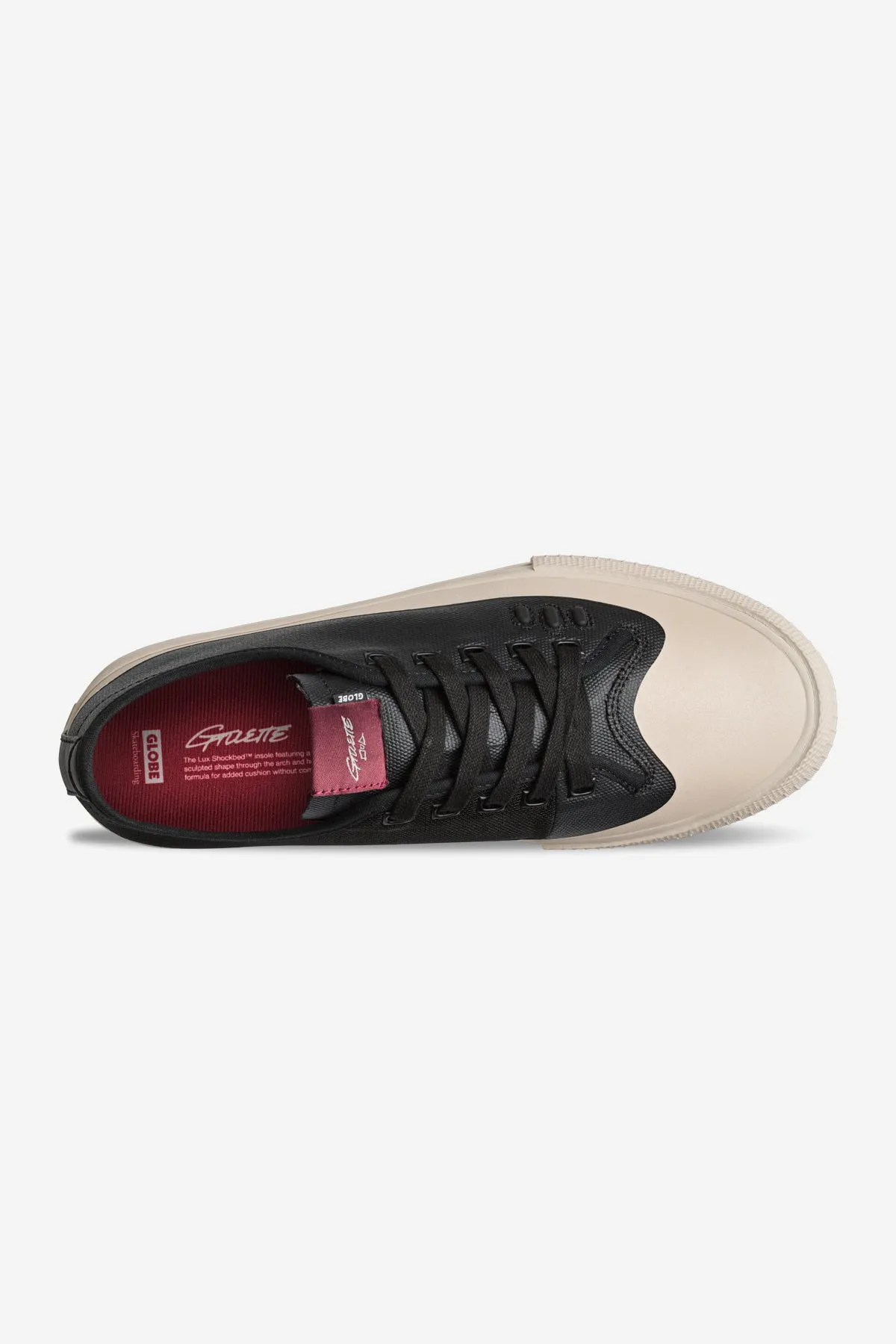 GILLETTE  BLACK/CREAM  SKATE SHOES