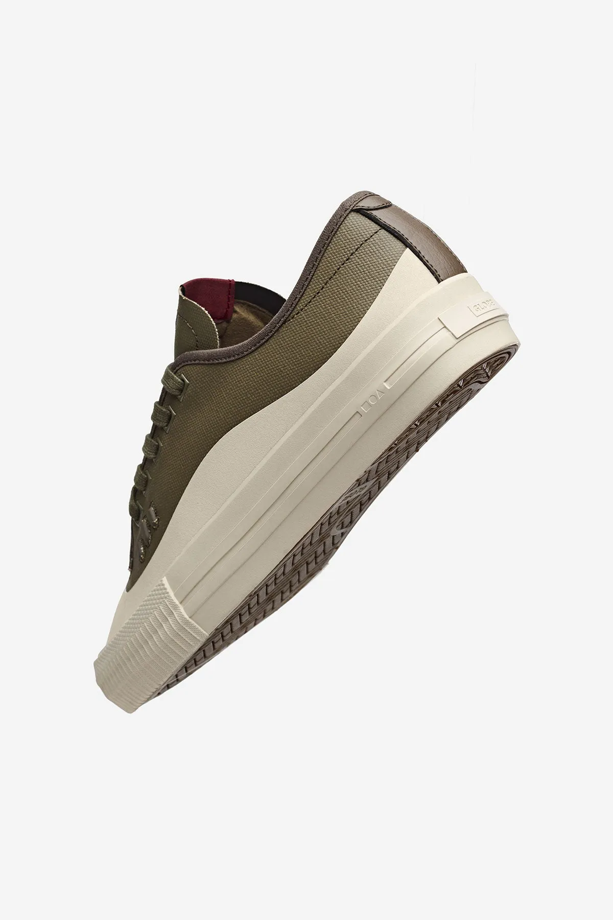 GILLETTE  OLIVE/CREAM  SKATE SHOES