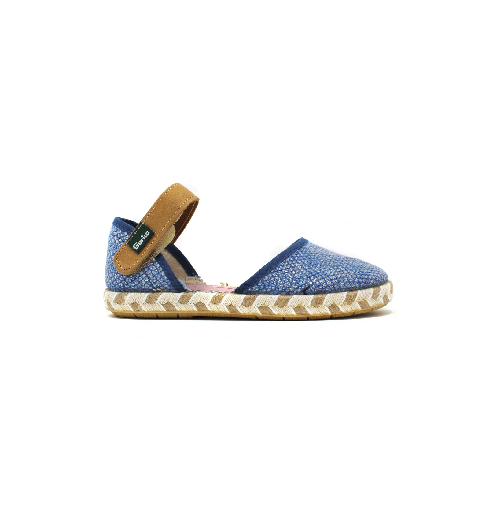 GORILA  SANDALIA YUTE METAL AZUL