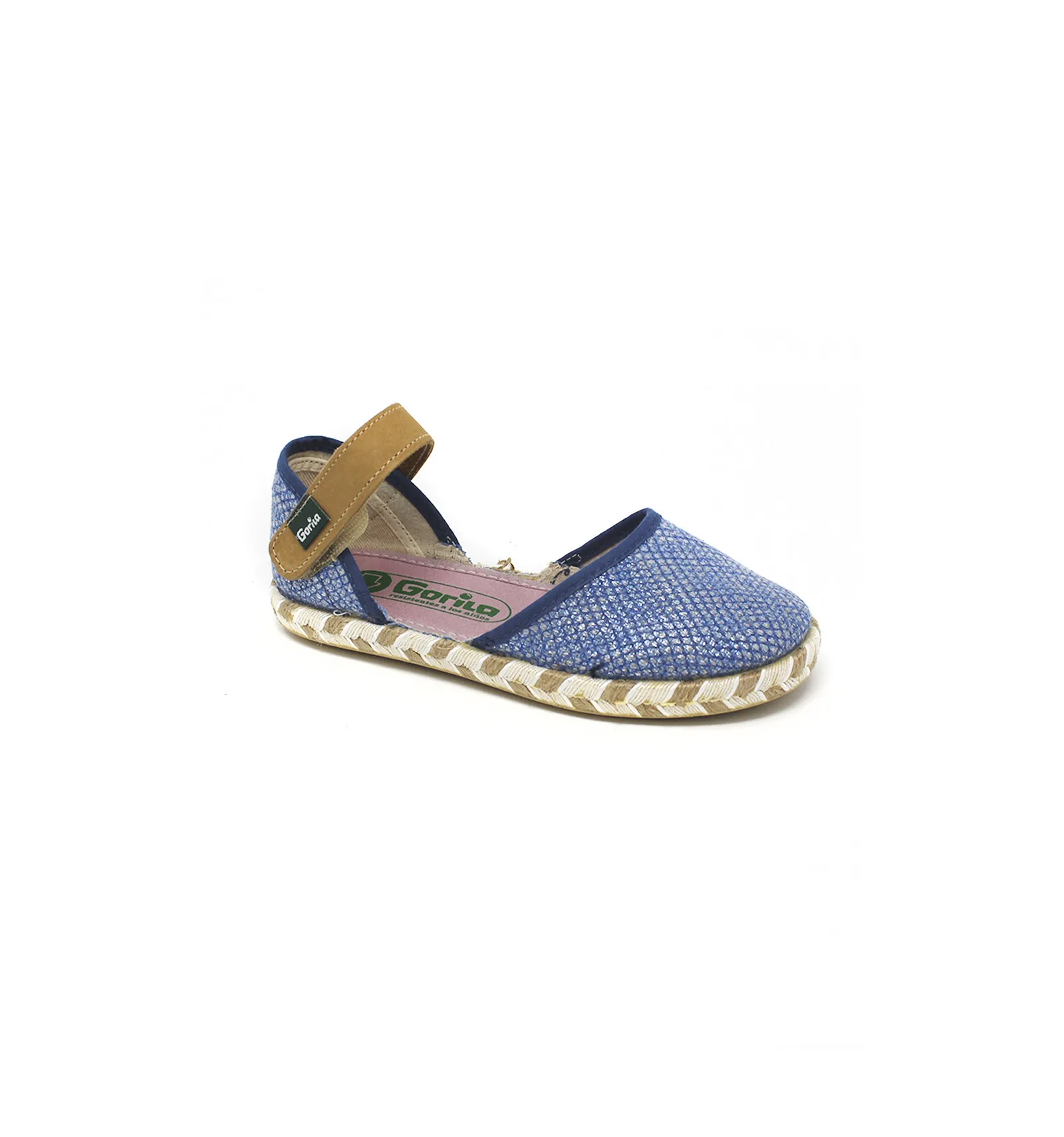 GORILA  SANDALIA YUTE METAL AZUL