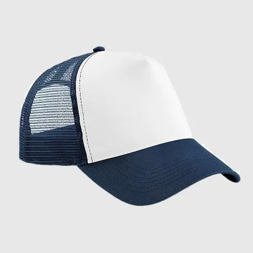 Gorra bicolor color marino / blanco.