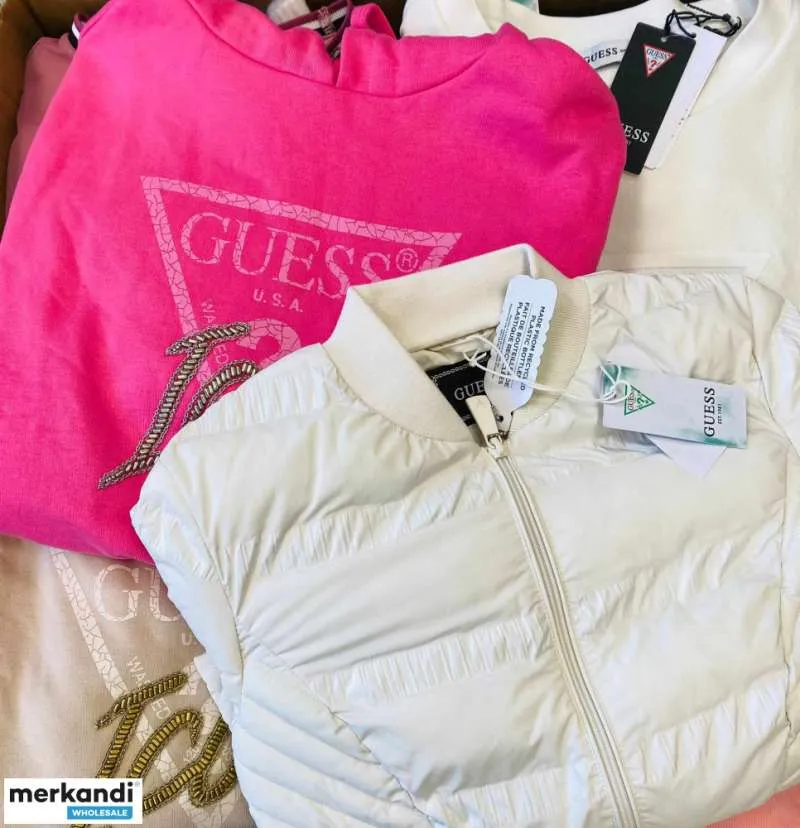 GUESS  ROPA DE MUJER Y HOMBRE ¡NUEVA CATEGORíA A! SUDADERAS/PANTALONES/CHAQUETAS/CAMISETAS/VESTIDOS ¡MEZCLA!