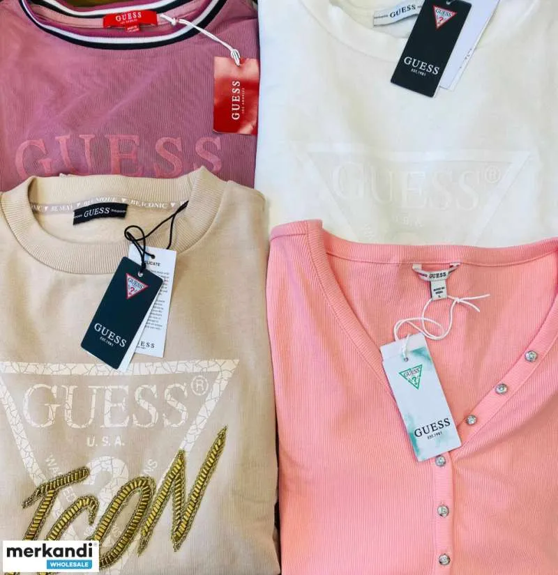 GUESS  ROPA DE MUJER Y HOMBRE ¡NUEVA CATEGORíA A! SUDADERAS/PANTALONES/CHAQUETAS/CAMISETAS/VESTIDOS ¡MEZCLA!