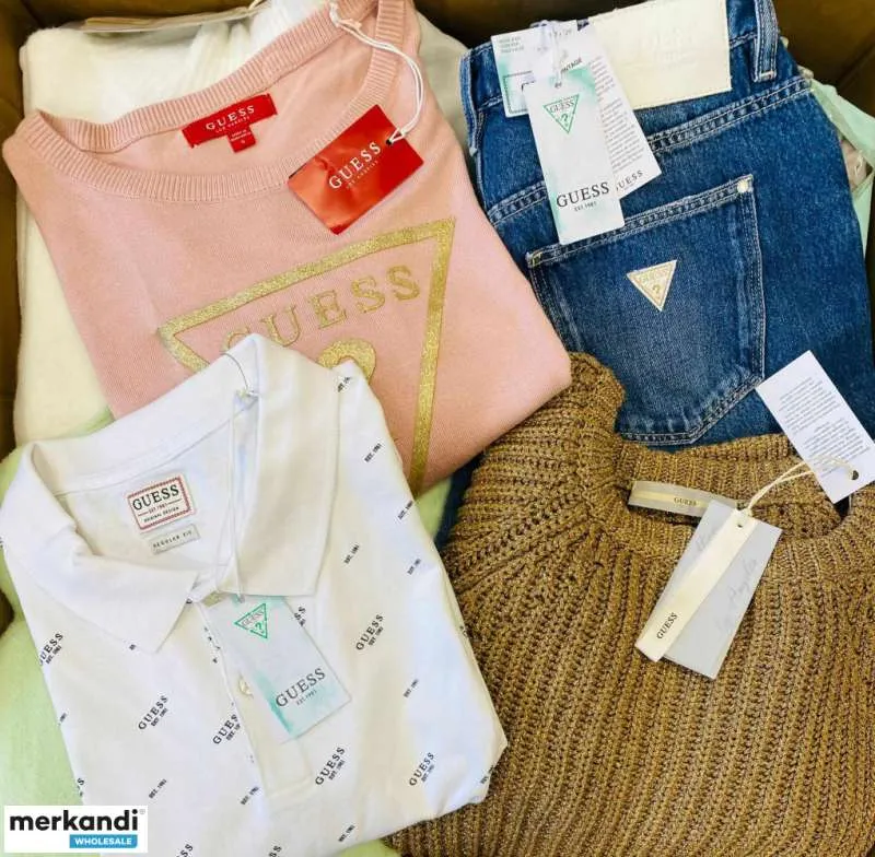 GUESS  ROPA DE MUJER Y HOMBRE ¡NUEVA CATEGORíA A! SUDADERAS/PANTALONES/CHAQUETAS/CAMISETAS/VESTIDOS ¡MEZCLA!