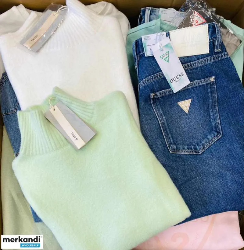 GUESS  ROPA DE MUJER Y HOMBRE ¡NUEVA CATEGORíA A! SUDADERAS/PANTALONES/CHAQUETAS/CAMISETAS/VESTIDOS ¡MEZCLA!