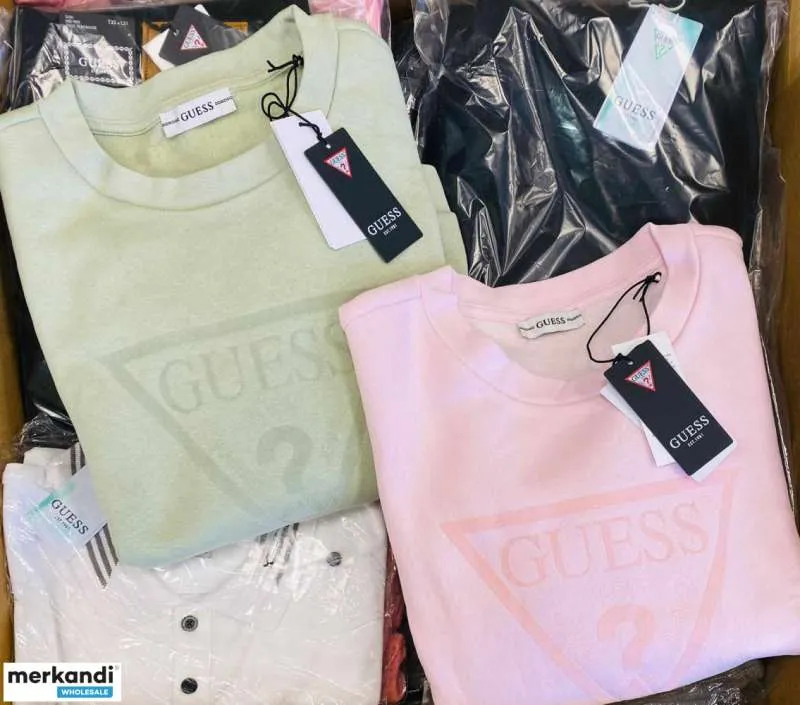 GUESS  ROPA DE MUJER Y HOMBRE ¡NUEVA CATEGORíA A! SUDADERAS/PANTALONES/CHAQUETAS/CAMISETAS/VESTIDOS ¡MEZCLA!