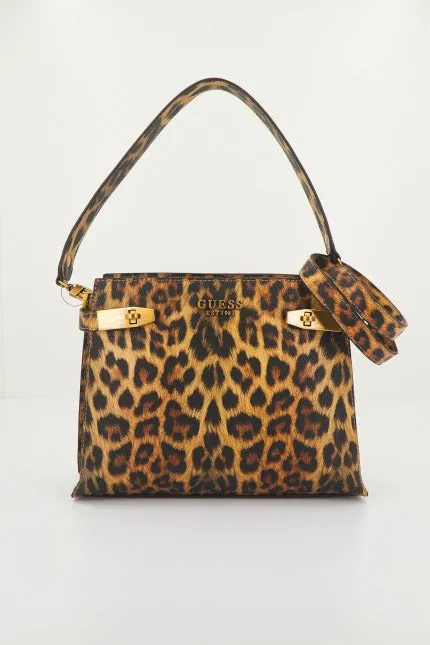 GUESS ZADIE LOGO SHOULDER BA