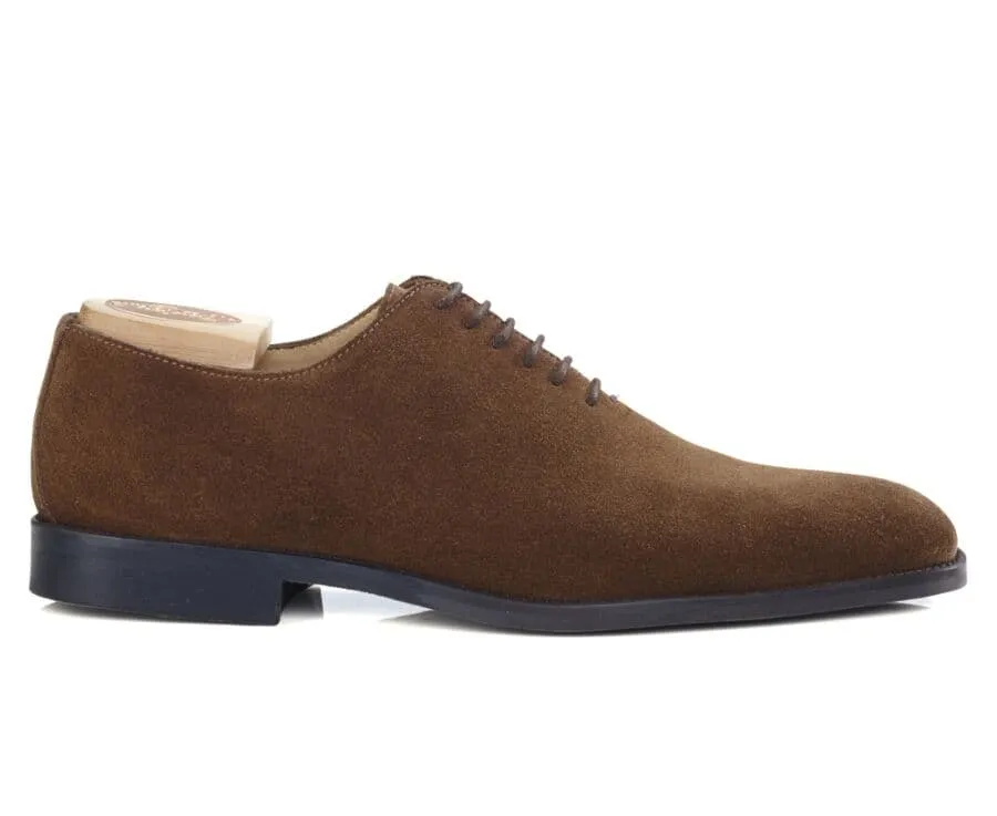 HAVANA SUEDE OXFORD SHOES  RUBBER PAD  PETER GOMME VILLE