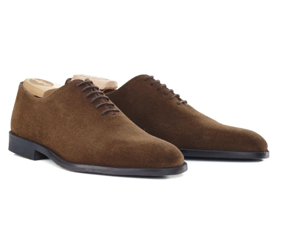 HAVANA SUEDE OXFORD SHOES  RUBBER PAD  PETER GOMME VILLE