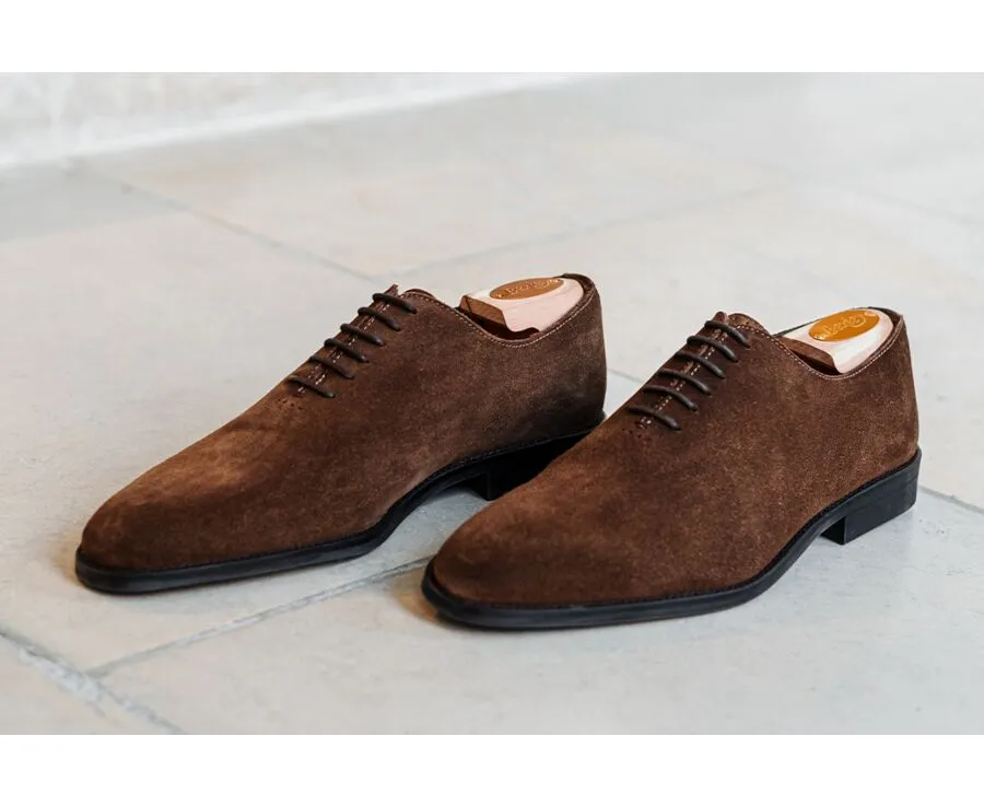 HAVANA SUEDE OXFORD SHOES  RUBBER PAD  PETER GOMME VILLE