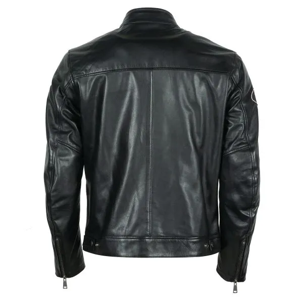 Helstons Race Leather Rag Black 