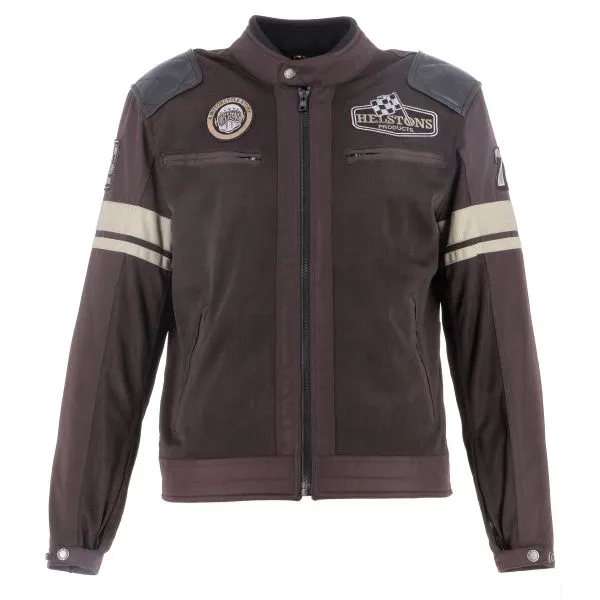 Helstons Revolte Air Mesh Leather Brown 