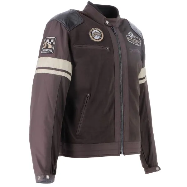 Helstons Revolte Air Mesh Leather Brown 