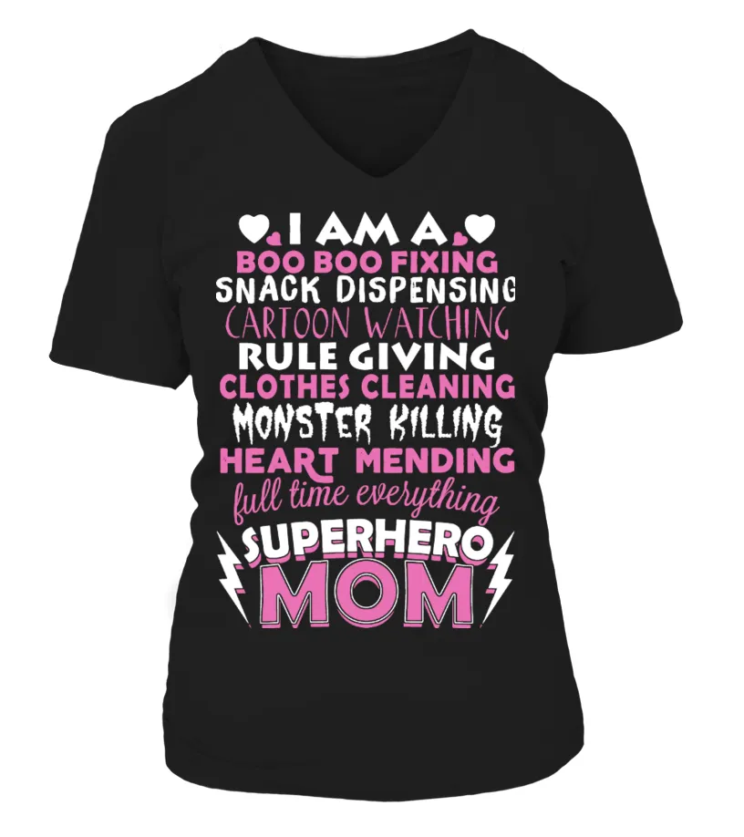 I AM A BOO BOO FIXING Camiseta cuello pico Mujer