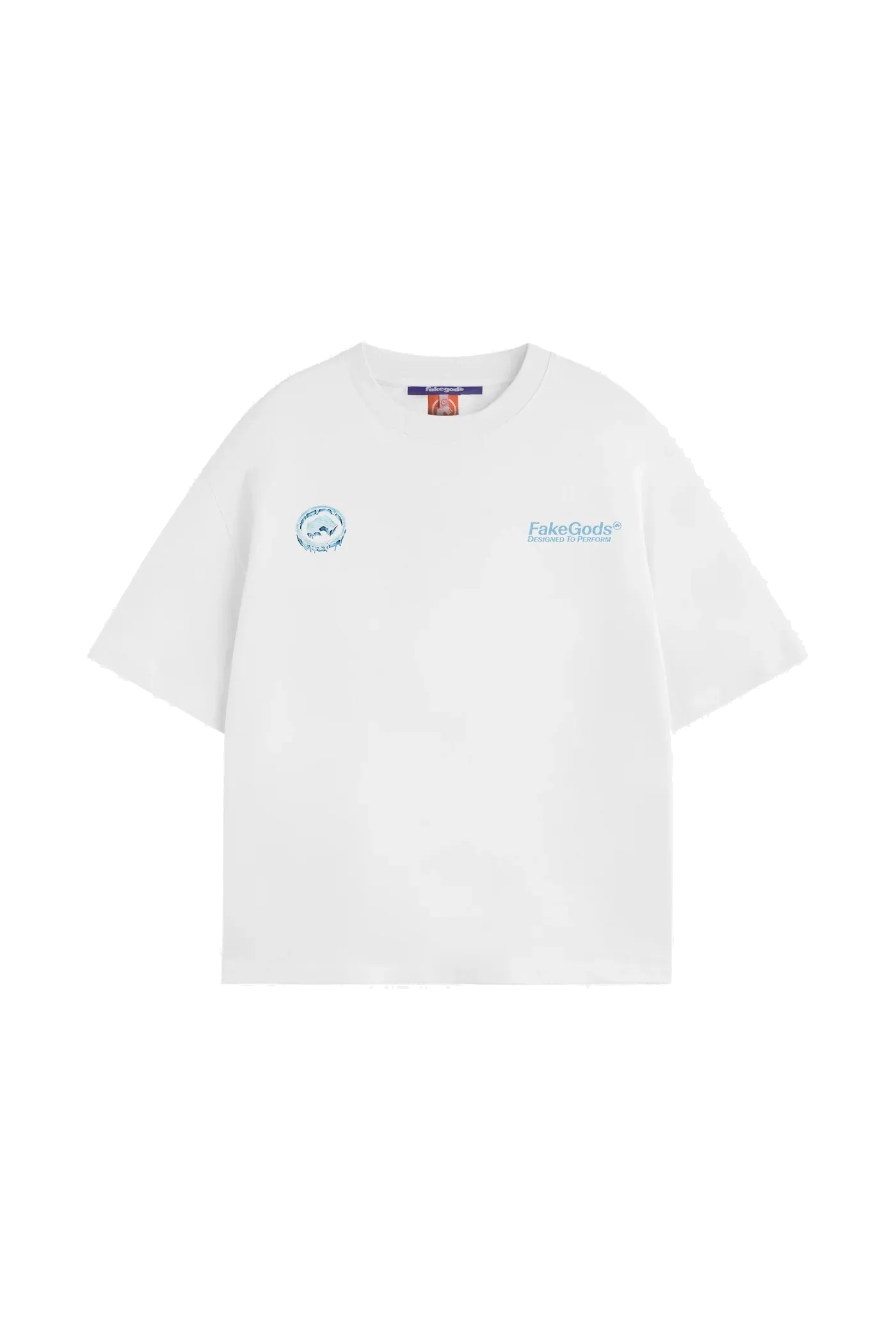ICED LOGO TEE WHITE