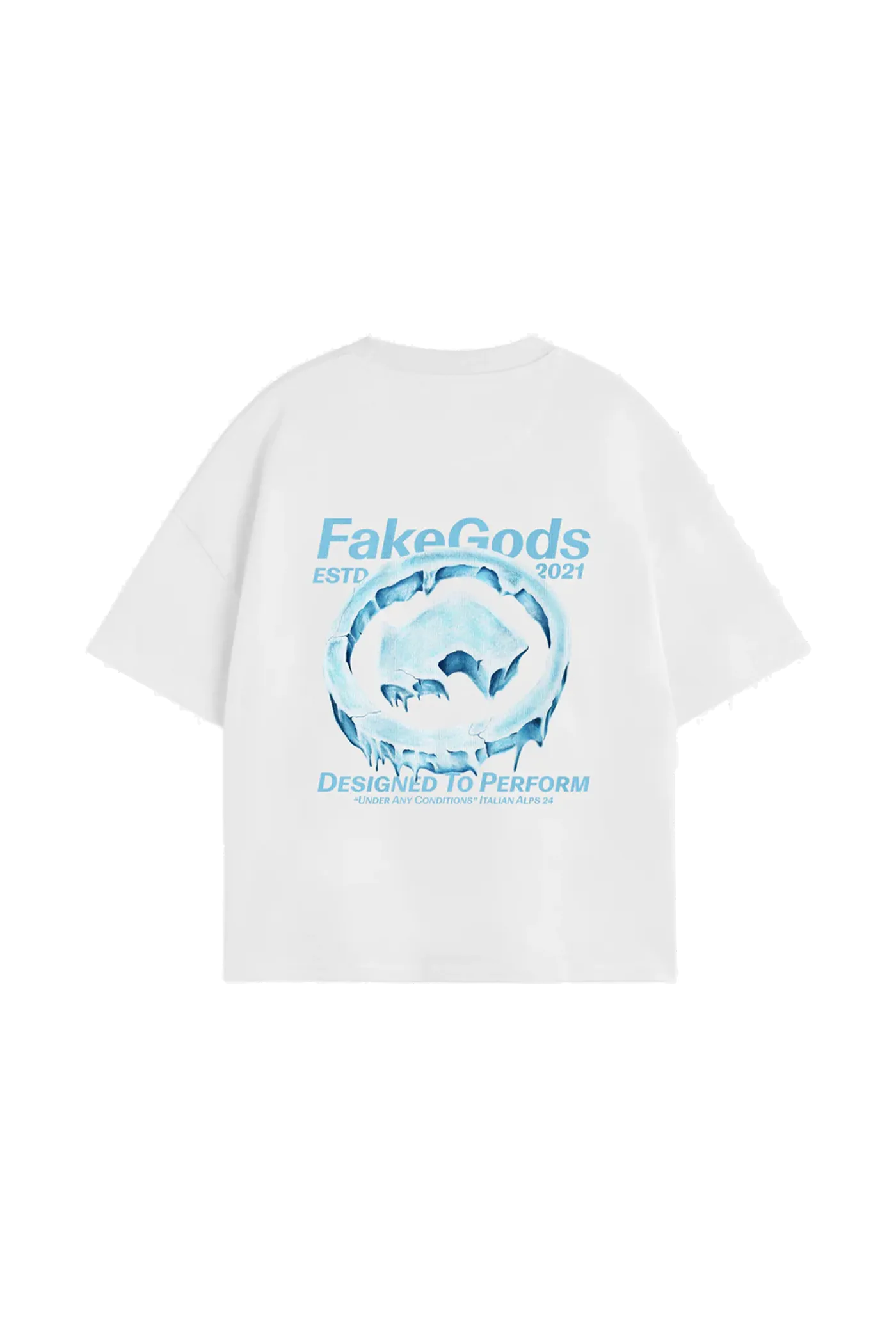 ICED LOGO TEE WHITE