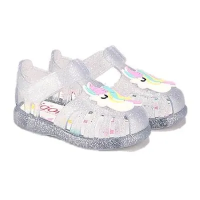 igor sandalia unicornio transparente