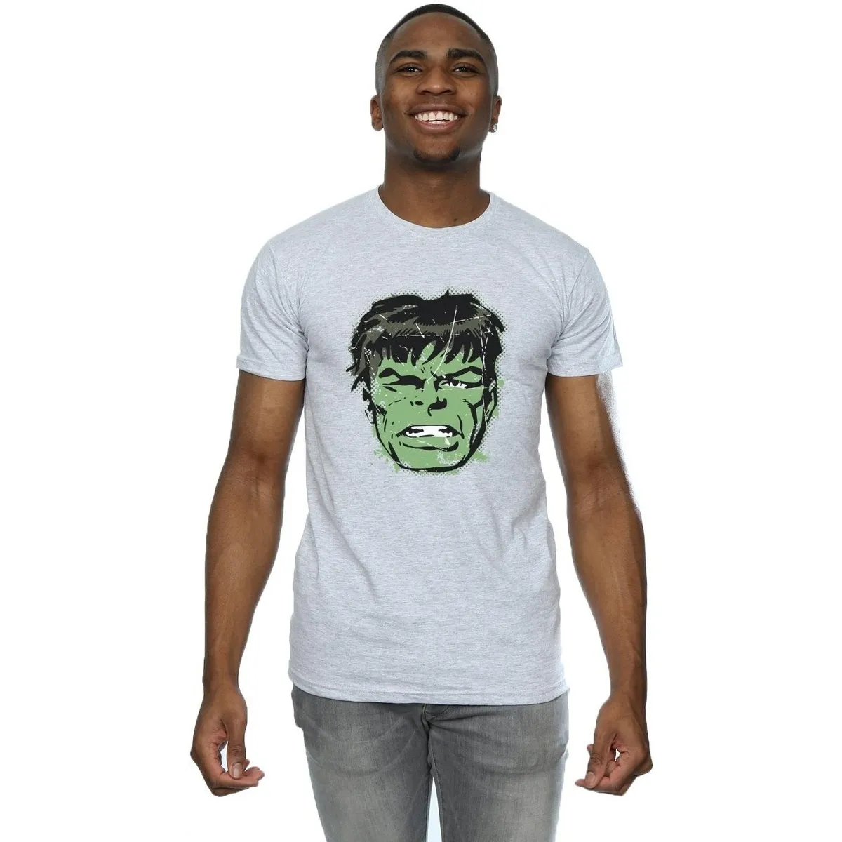 Incredible Hulk Distressed Face