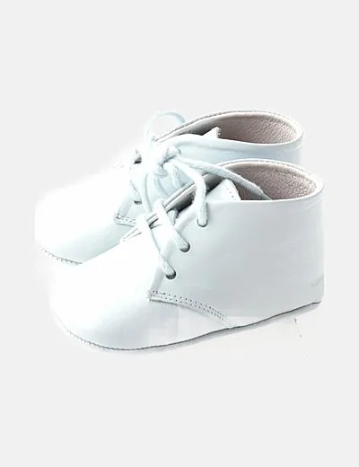 Indice Zapato azul acordonado