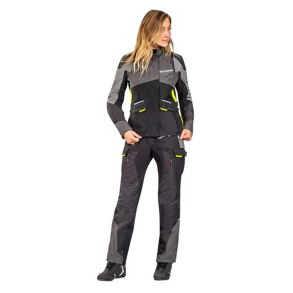 Ixon Balder Pant Lady Black Grey Bright Yellow 