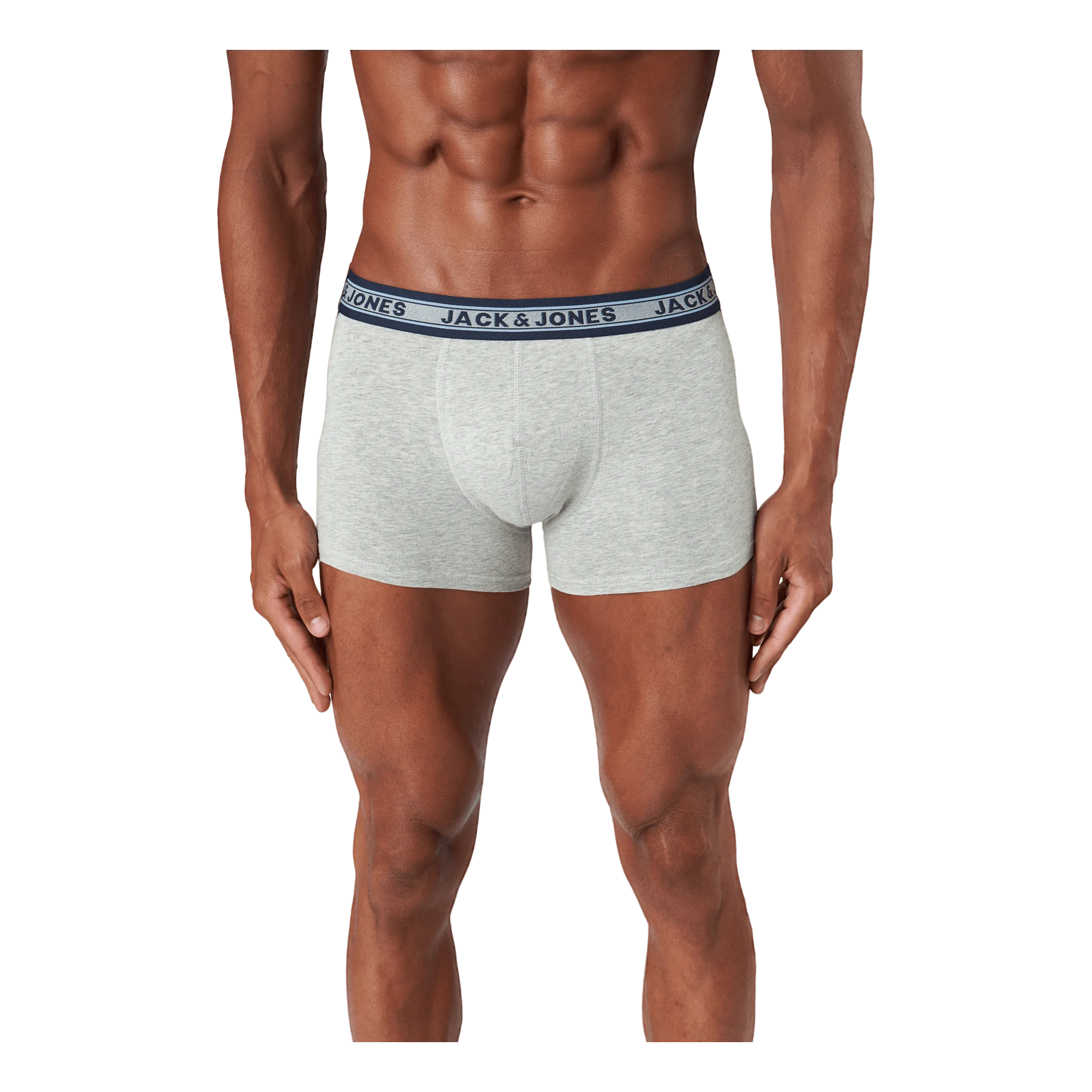 Jack & Jones Jacoliver Trunks 5 Pack Noos Dark Grey Melange