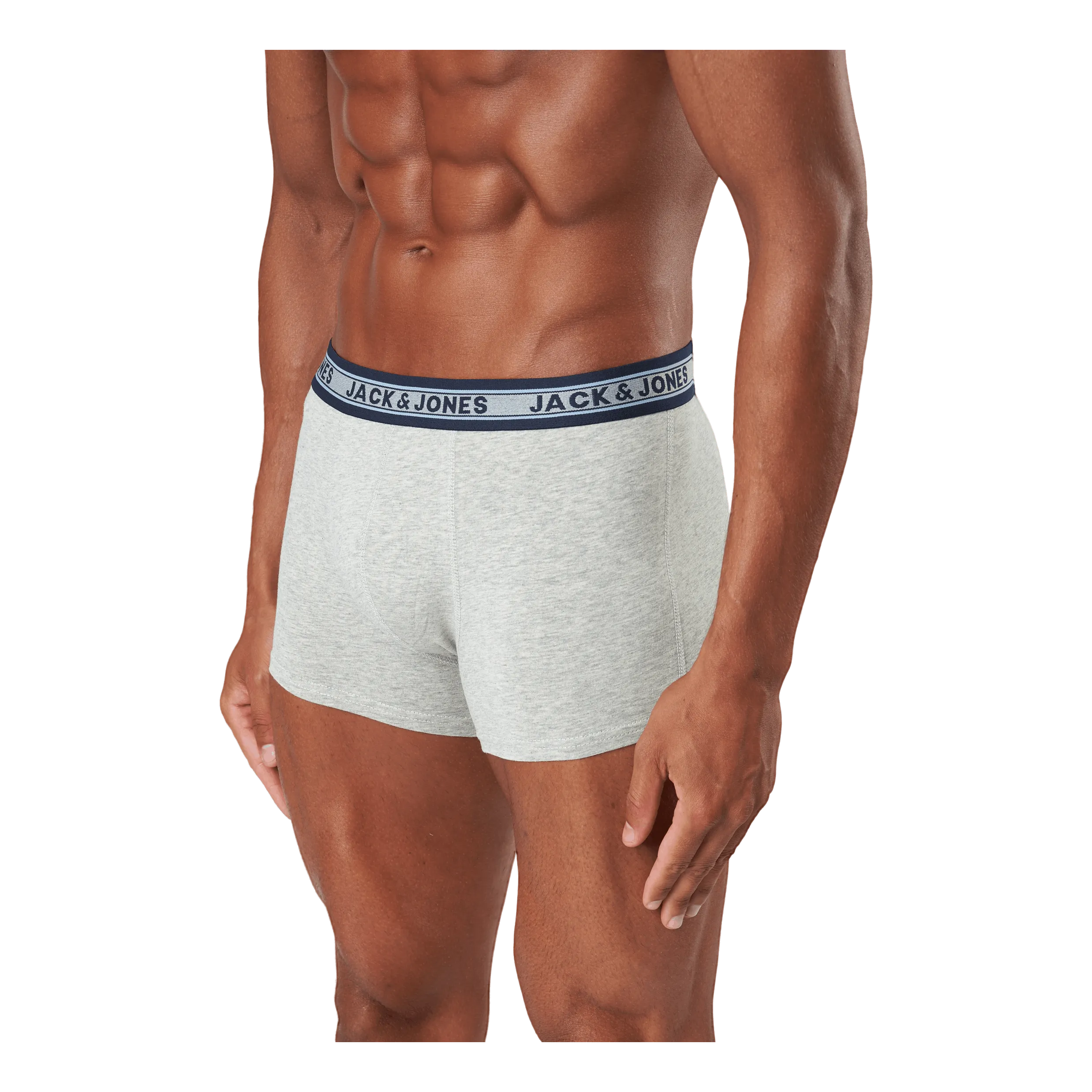 Jack & Jones Jacoliver Trunks 5 Pack Noos Dark Grey Melange