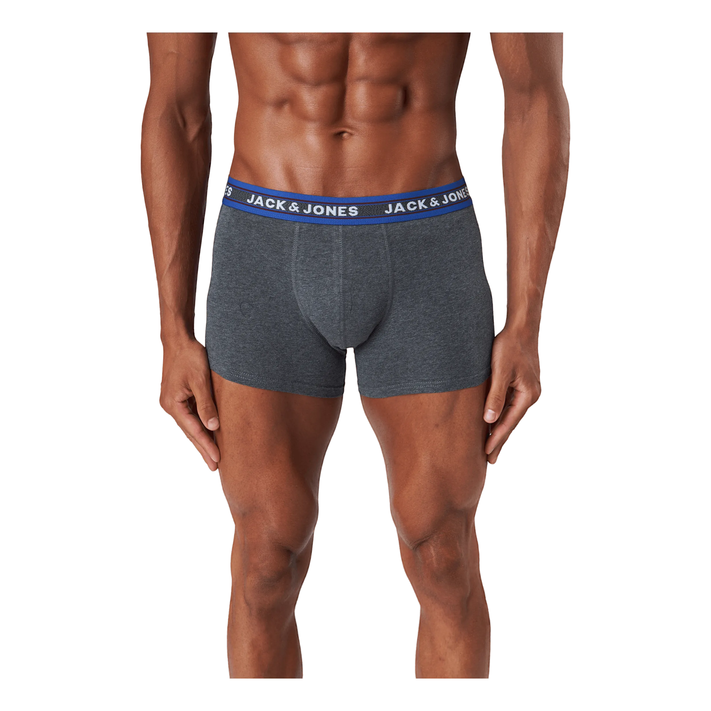 Jack & Jones Jacoliver Trunks 5 Pack Noos Dark Grey Melange