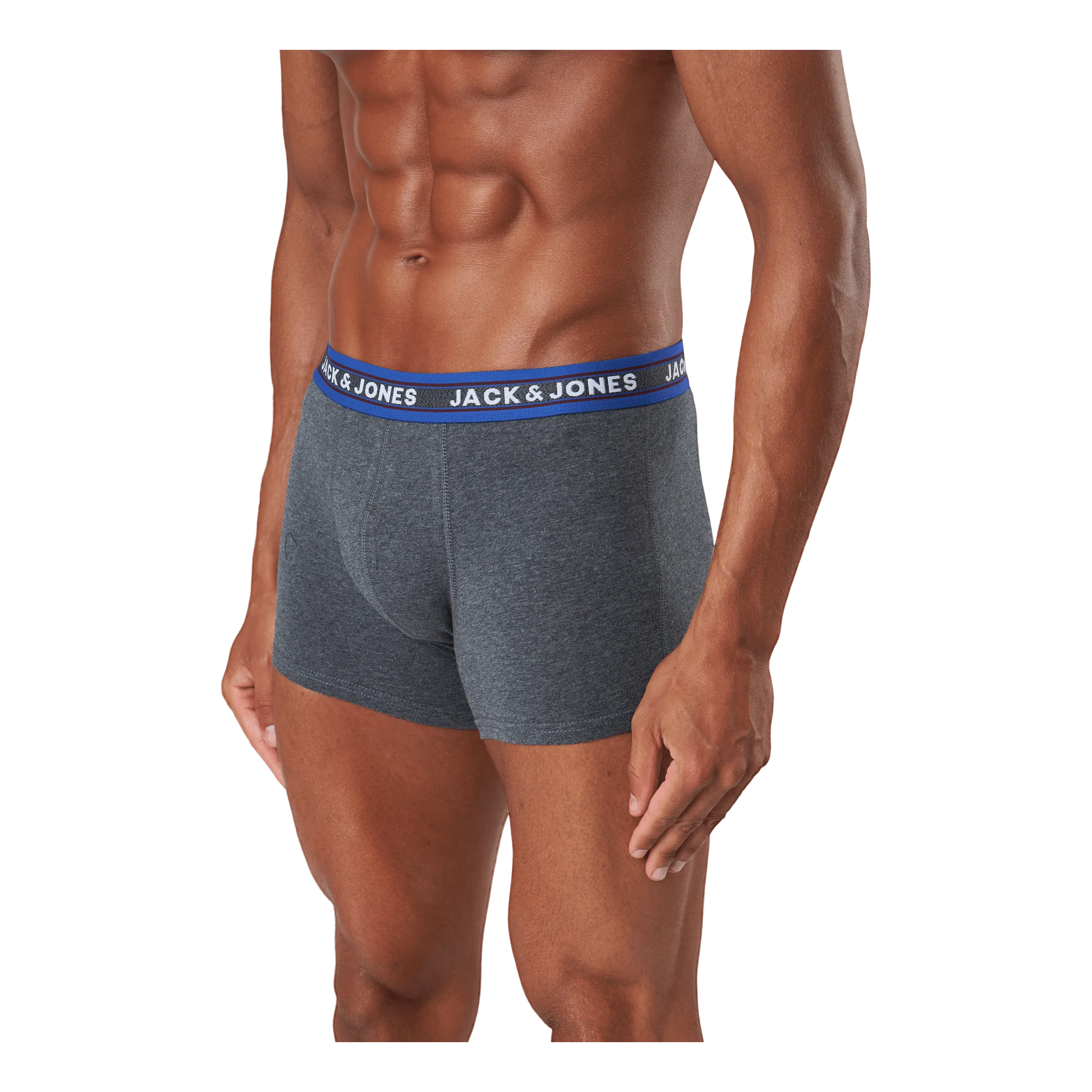 Jack & Jones Jacoliver Trunks 5 Pack Noos Dark Grey Melange