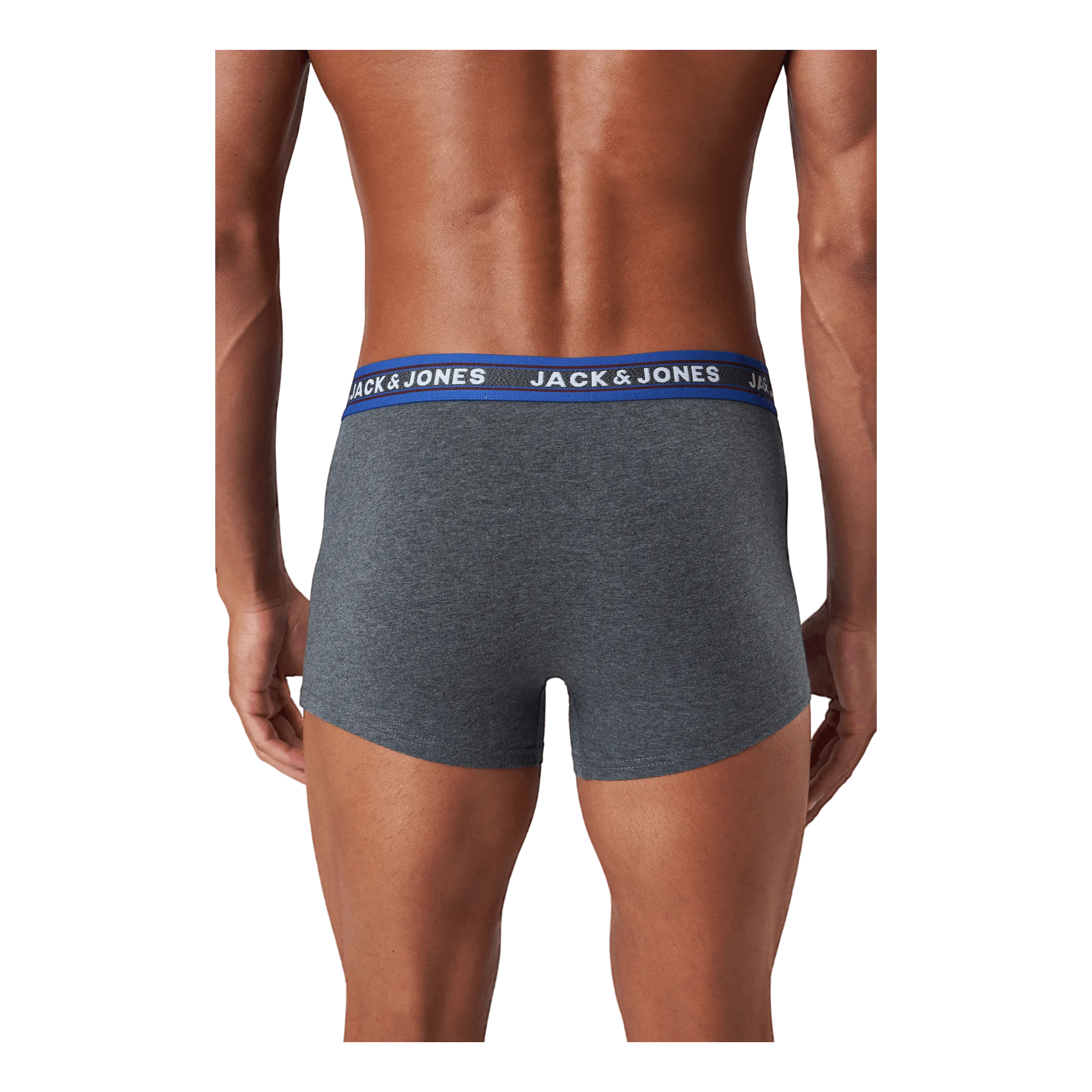 Jack & Jones Jacoliver Trunks 5 Pack Noos Dark Grey Melange