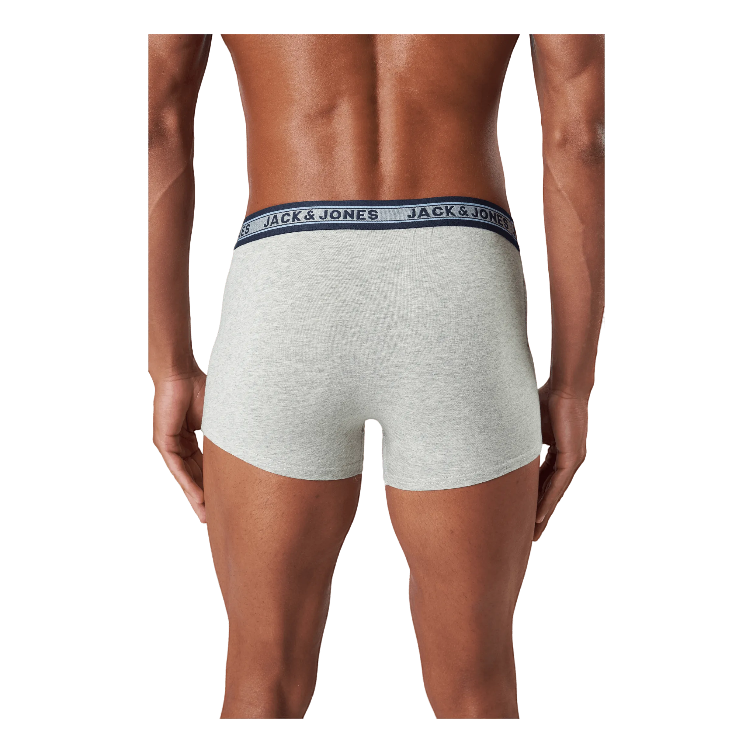 Jack & Jones Jacoliver Trunks 5 Pack Noos Dark Grey Melange