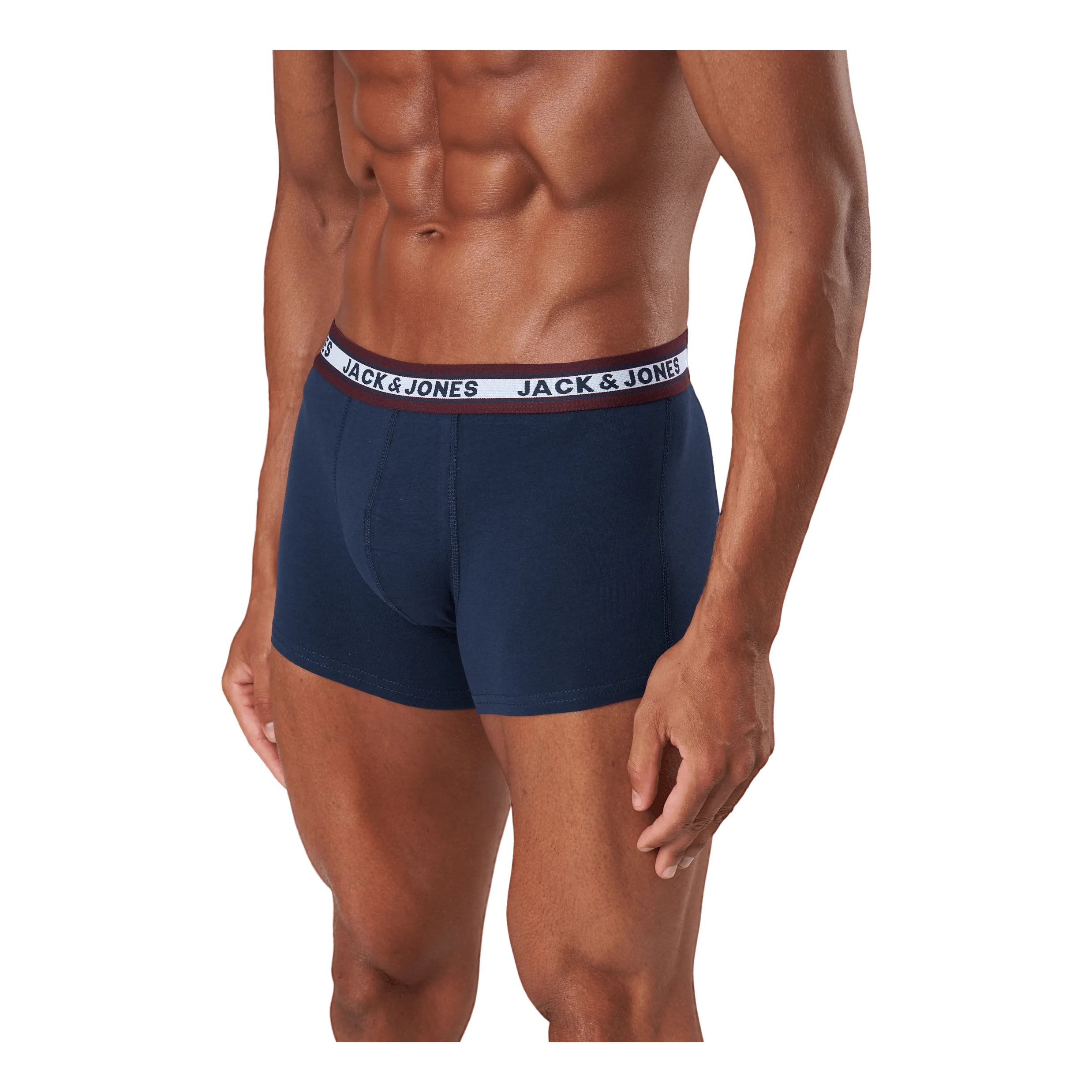 Jack & Jones Jacoliver Trunks 5 Pack Noos Dark Grey Melange