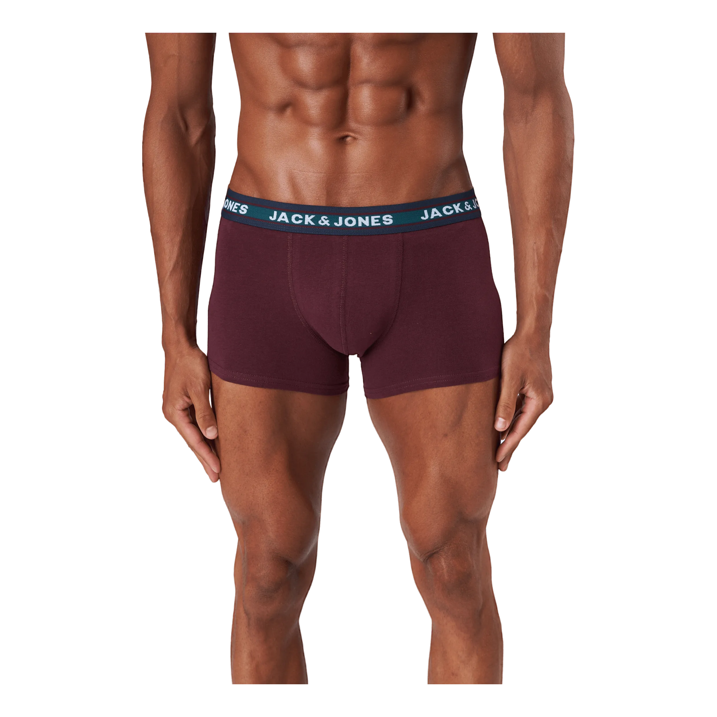 Jack & Jones Jacoliver Trunks 5 Pack Noos Dark Grey Melange
