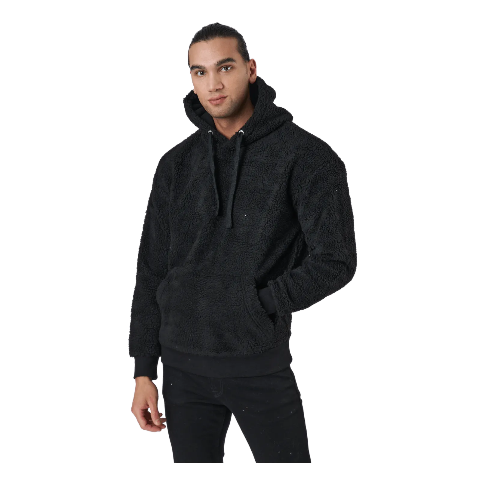 Jack & Jones Jorremix Sweat Hood Blk Tap Shoe