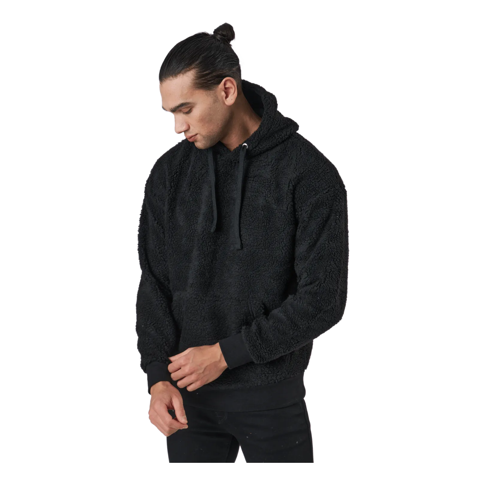 Jack & Jones Jorremix Sweat Hood Blk Tap Shoe