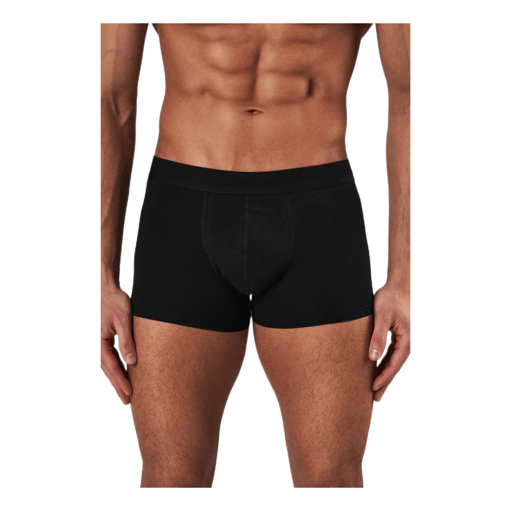 Jack & Jones Tone In Tone Trunks 5  Pack Black