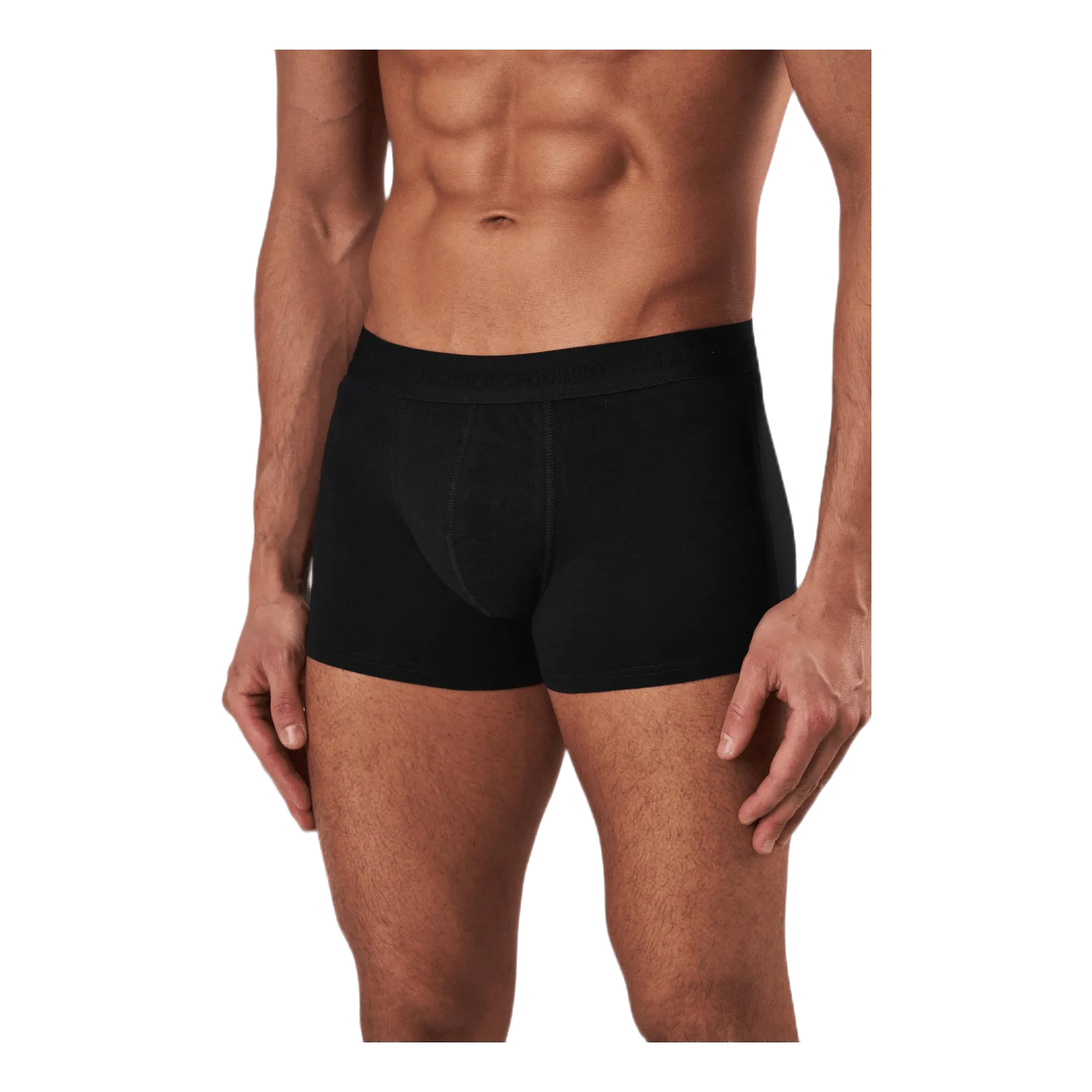 Jack & Jones Tone In Tone Trunks 5  Pack Black