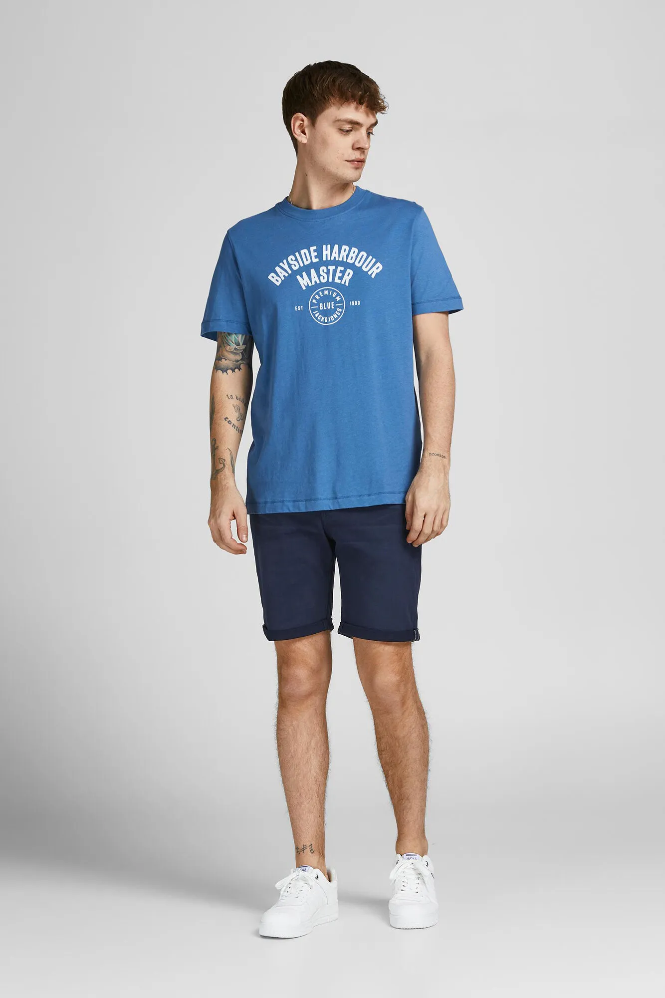 Jack & Jones Bermuda vaquera fit slim cinco bolsillos algodón