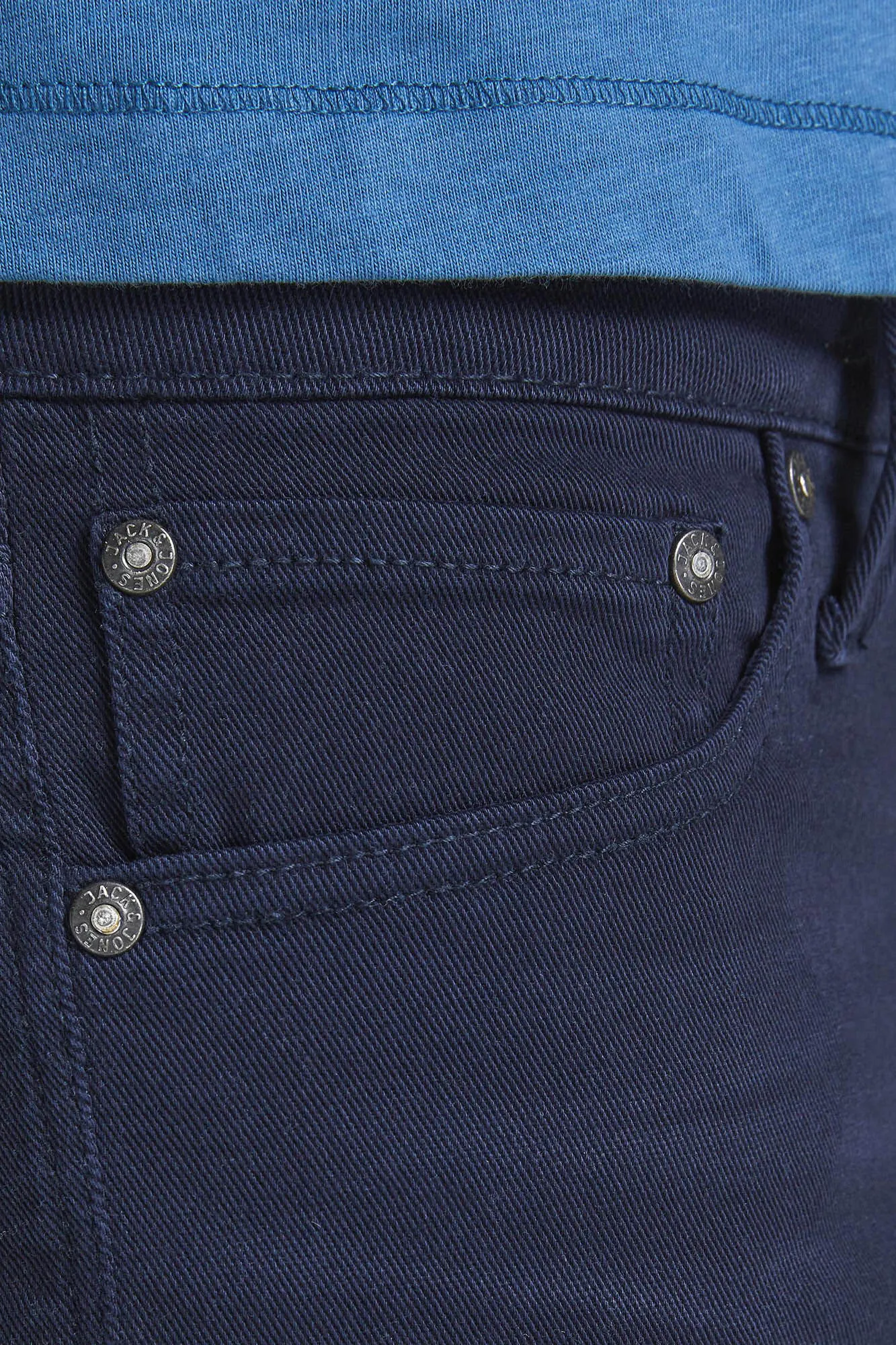 Jack & Jones Bermuda vaquera fit slim cinco bolsillos algodón