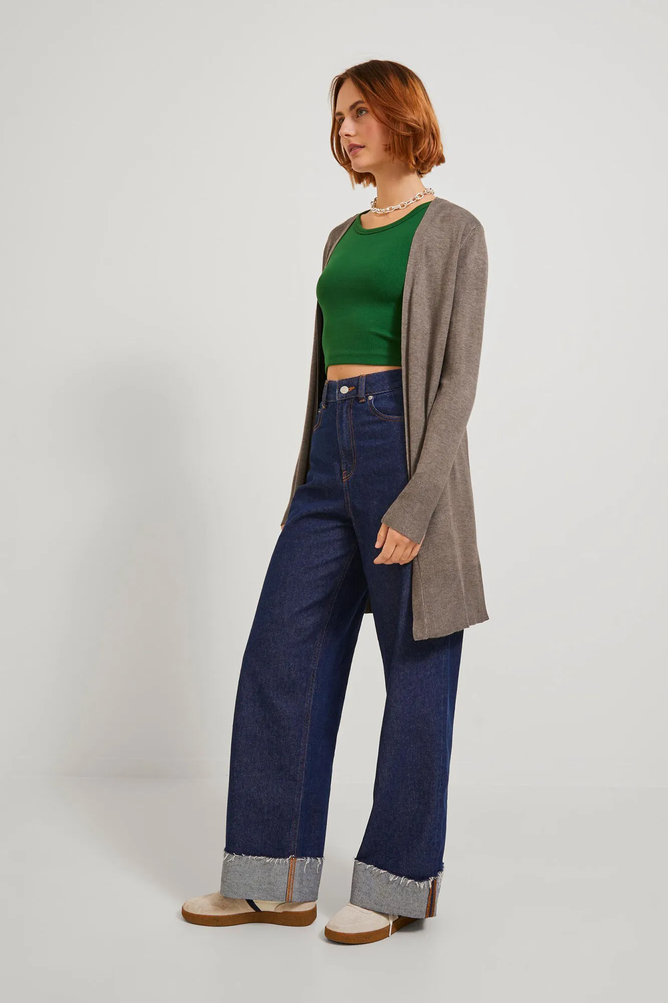 Jack & Jones Cárdigan de punto fino largo
