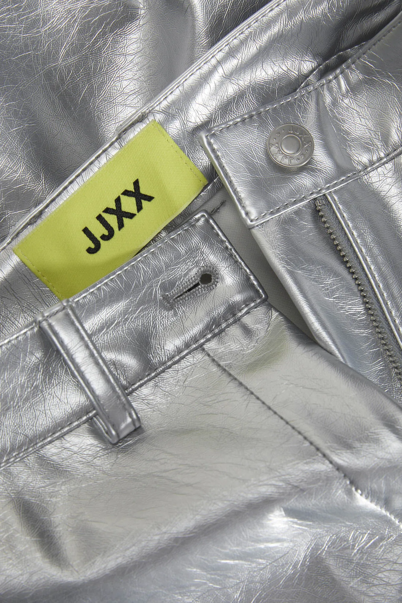 Jack & Jones Pantalón metálico efecto piel