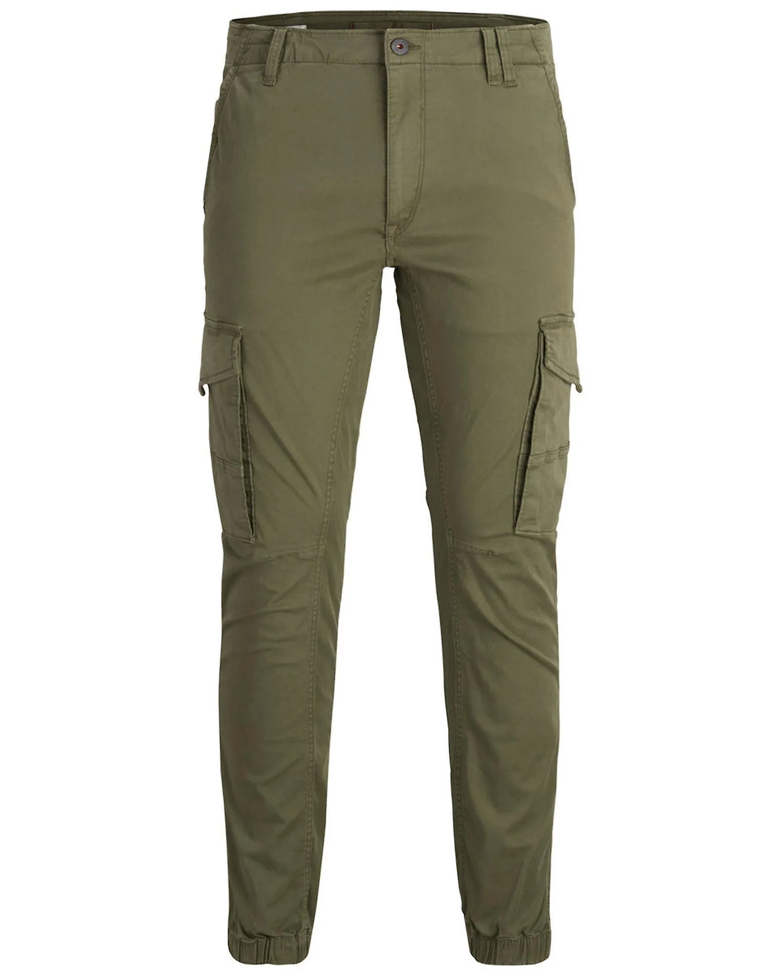 Jack & Jones Plain Trousers with Zip and Button Fastening