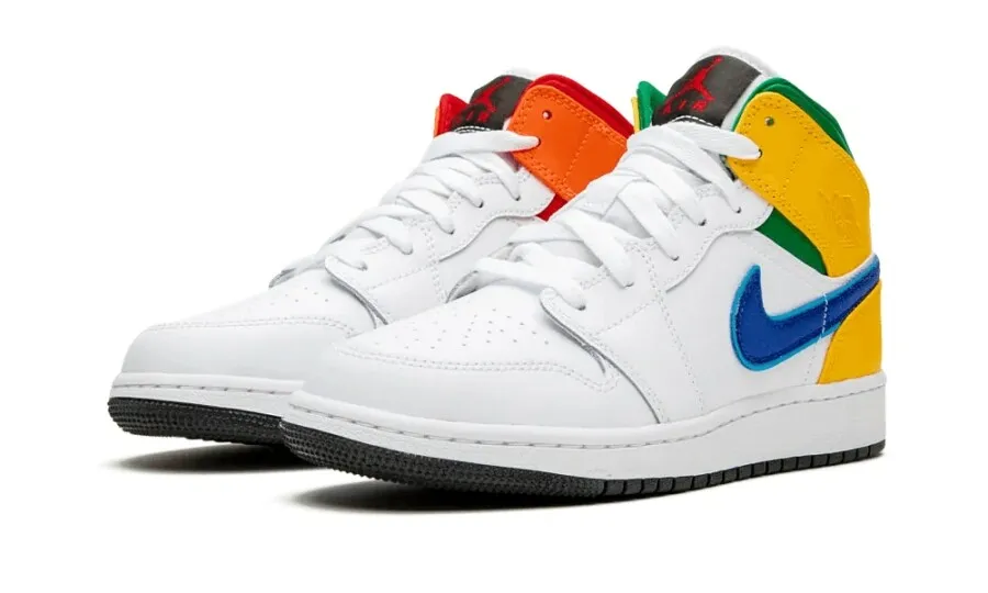 JORDAN 1 MID ALTERNATE MULTICOLOR (GS)