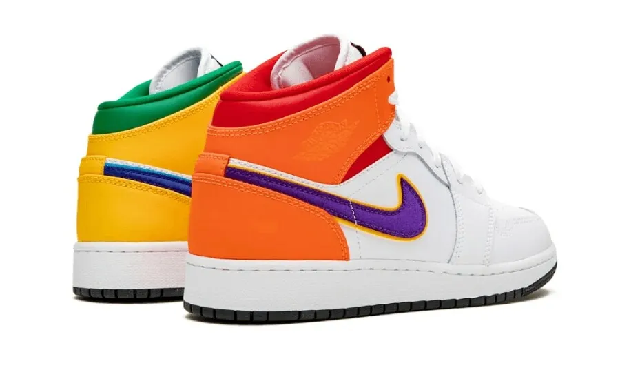 JORDAN 1 MID ALTERNATE MULTICOLOR (GS)